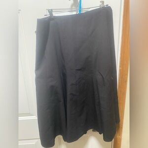Jaclyn Smith Black A-Line Midi Skirt - Women's Size 10